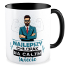 kubek NAJLEPSZY CHŁOPAK - SIŁA czarny